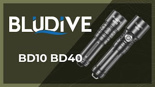 Youtube - Wasserdichte Taschenlampen BLUDIVE BD10 und BD40 - Military Range